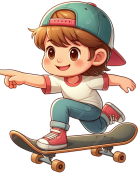 boy-riding-a-skateboard-vector-illustration-png-image_16098411